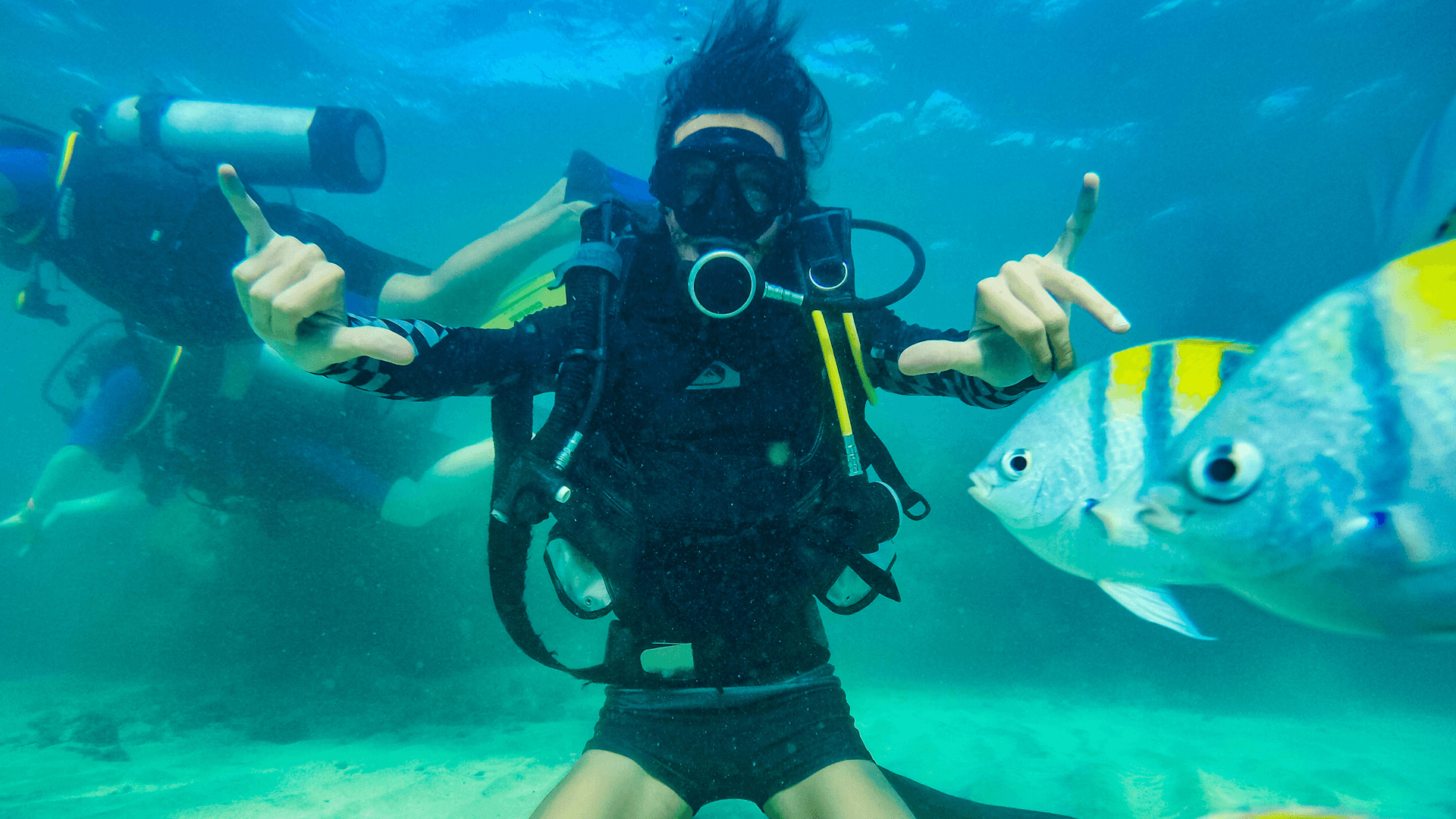Mergulho de Cilindro nas Piscinas Naturais